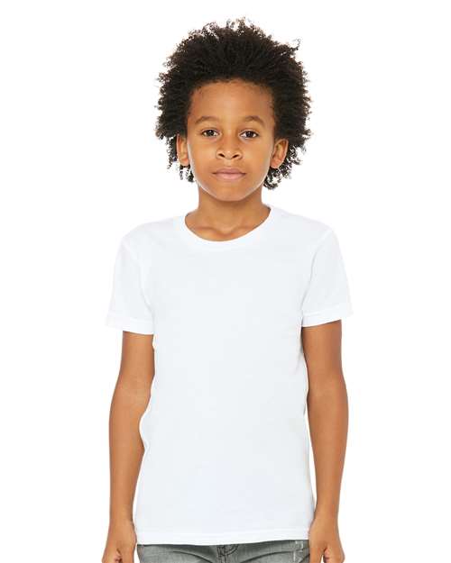 BELLA + CANVAS Youth CVC Jersey Tee 3001YCVC