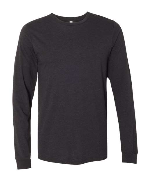 BELLA + CANVAS Heather CVC Long Sleeve Tee 3501CVC
