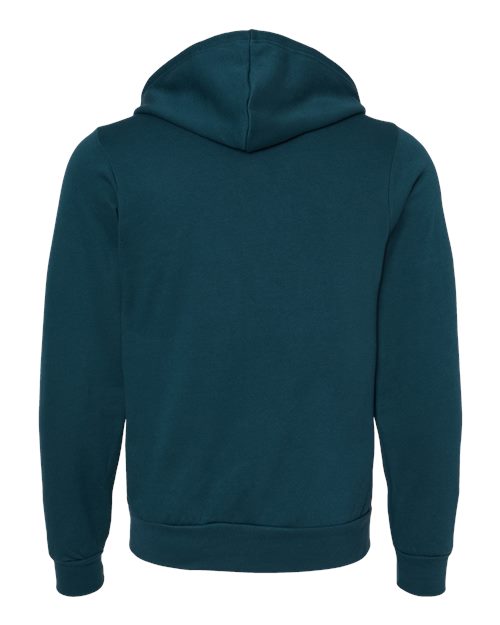 BELLA + CANVAS Unisex Sponge Fleece Full-Zip Hoodie Sweatshirt 3739