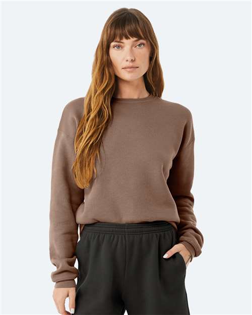 BELLA + CANVAS Unisex Sponge Fleece Drop Shoulder Crewneck Sweatshirt 3945