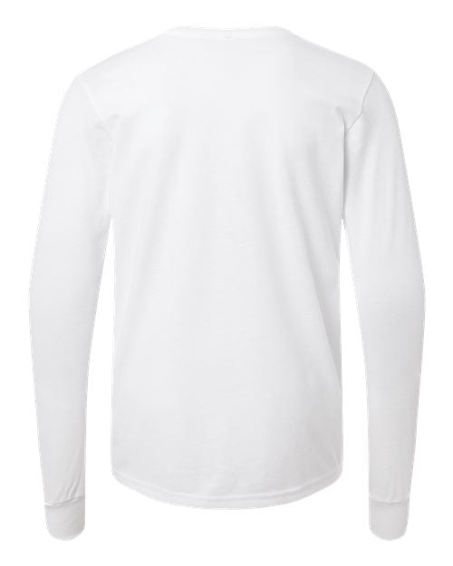 BELLA + CANVAS Youth Heather CVC Long Sleeve Tee 3501YCVC