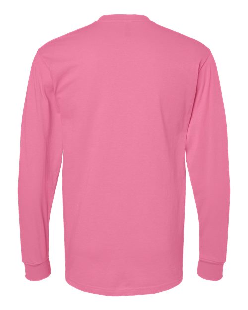 M&O Unisex Gold Soft Touch Long Sleeve T-Shirt 4820