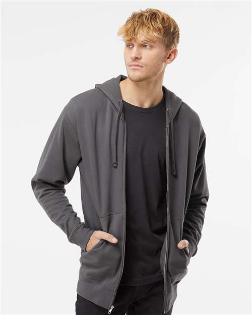 Independent Trading Co. Unisex Midweight Full-Zip Hooded Sweatshirt SS4500Z