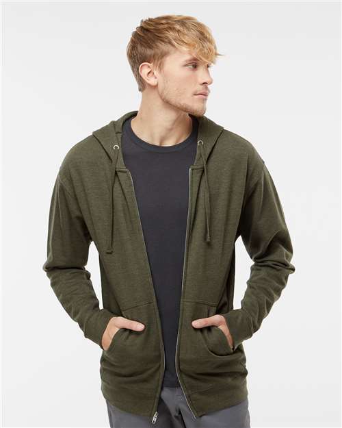 Independent Trading Co. Unisex Midweight Full-Zip Hooded Sweatshirt SS4500Z