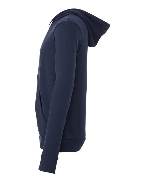 BELLA + CANVAS Unisex Sponge Fleece Full-Zip Hoodie Sweatshirt 3739