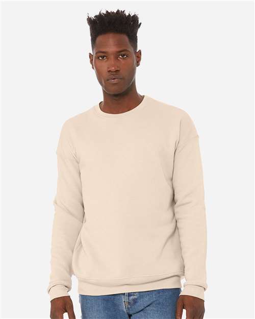 BELLA + CANVAS Unisex Sponge Fleece Drop Shoulder Crewneck Sweatshirt 3945