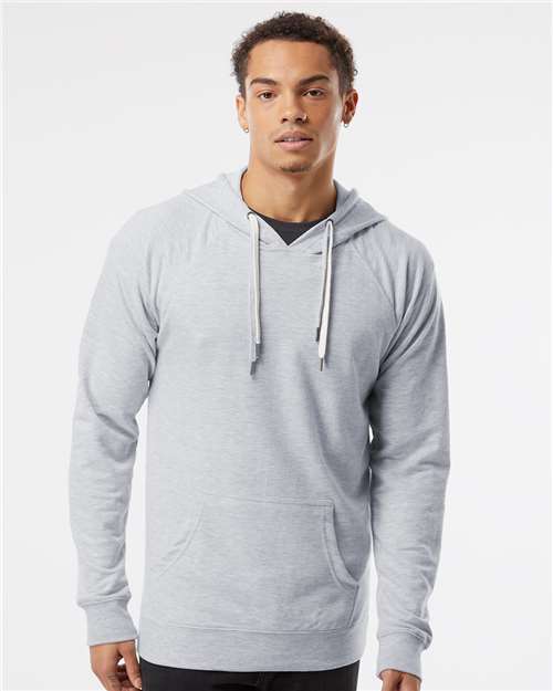 Independent Trading Co. Unisex Icon Lightweight Loopback Terry Hooded Sweatshirt SS1000