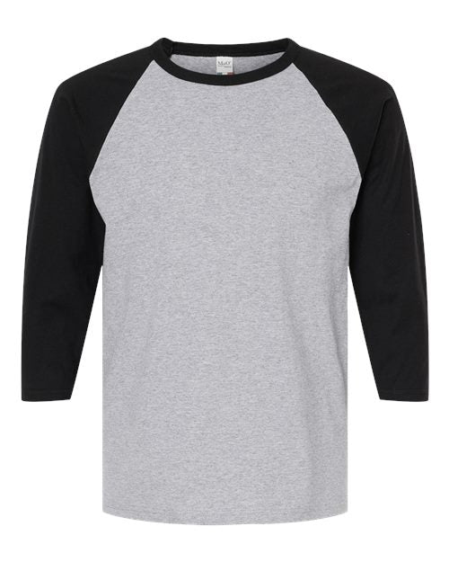 M&O Raglan Three-Quarter Sleeve Baseball T-Shirt 5540