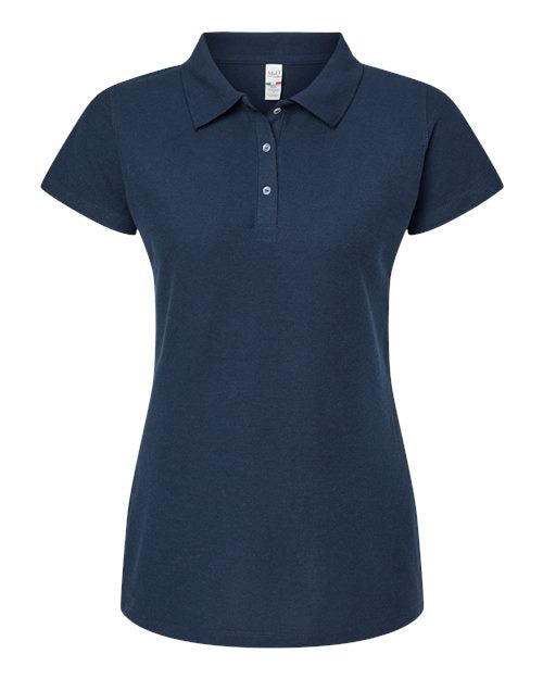M&O Women's Soft Touch Polo 7007